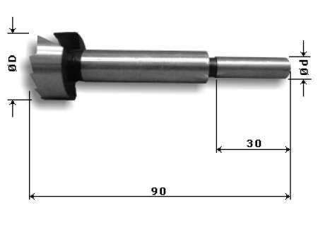 PC-G - PUNTE PER CERNIERE HSS FORSTENER