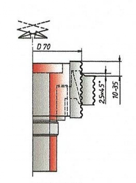 MEC2-L9 - GRUPPO SPINE PER STONDANTE DOPPIA